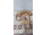 Vintage Çevirmeli Telefon - Nostaljik Dekoratif Parça - Temiz Durumda
